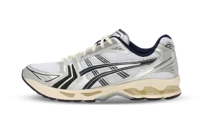Gel-Kayano 14 JJJJound Blanco Plata Negro