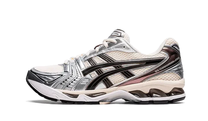 Gel-Kayano 14 Crema Negro Metálico Ciruela